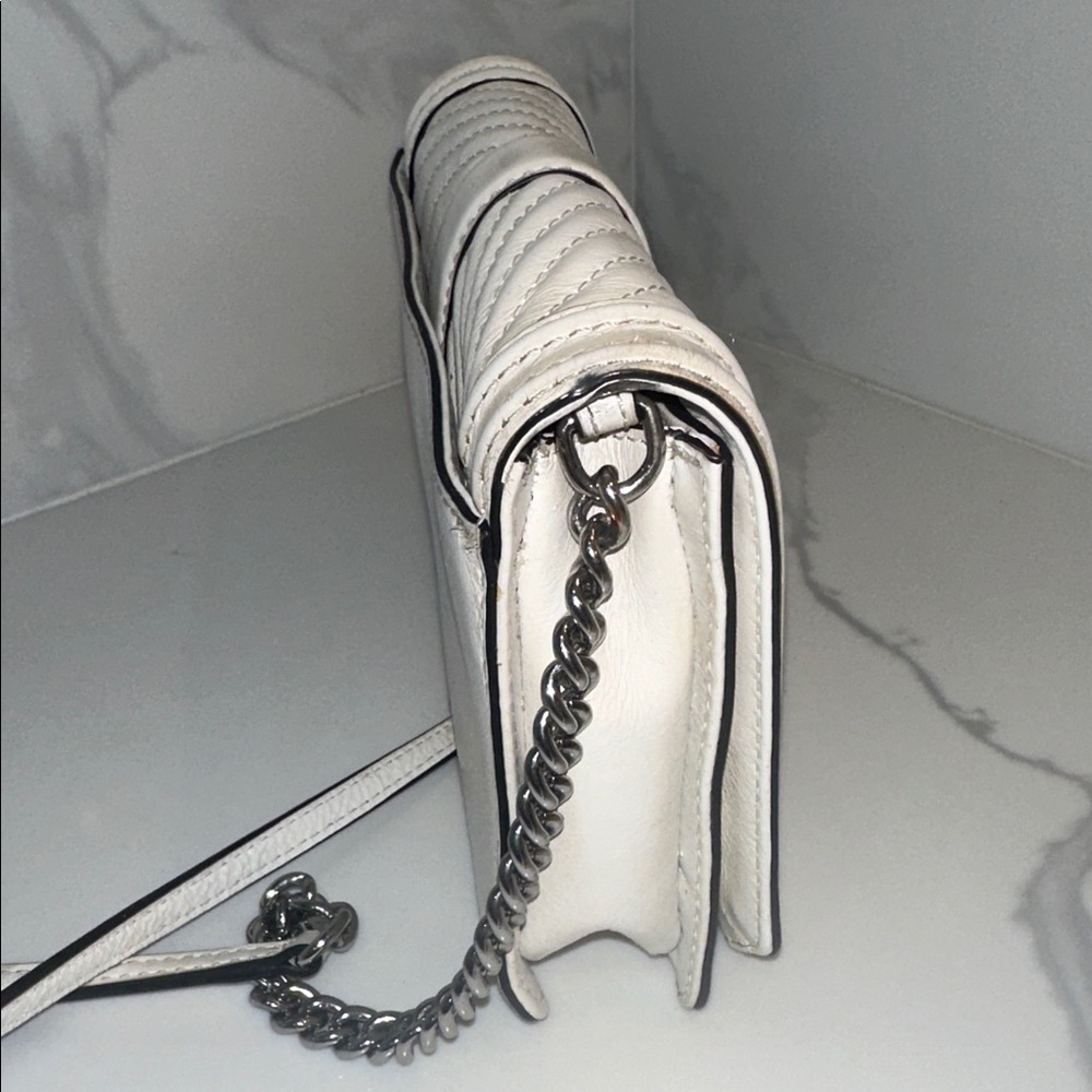 Rebecca Minkoff White Quilted leather Shoulder Bag - Picture 2 of 7
